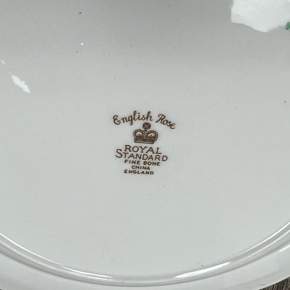 Vintage English Rose Royal Standard cake plate - Picture 4 of 5